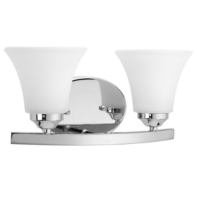 Modern Decorative Wall Mounted Vanity Lighting Fixture Bathroom Vanity Lamp  with White Glass Shade