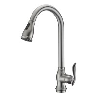 kitchen faucet  with Pull-Out Spout single-lever mixer taps brushed nickel finishing